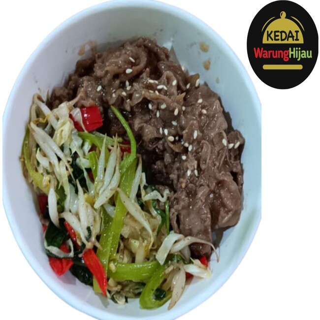 Nasi Beef Teriyaki + Sayur Rp 31.000